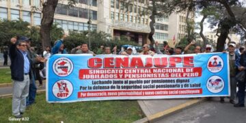 CENAJUPE-CGTP cuestionan promulgación de ley sobre reforma de pensiones y exigen su derogatoria