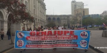 CENAJUPE presente en protesta social junto a transportistas y GZ