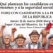 12/03/26: Gremios de pensionistas realizarán foro con candidatos a la presidencia de la República
