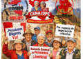 Saludos rojo y blancos a los pensionistas del ppaís