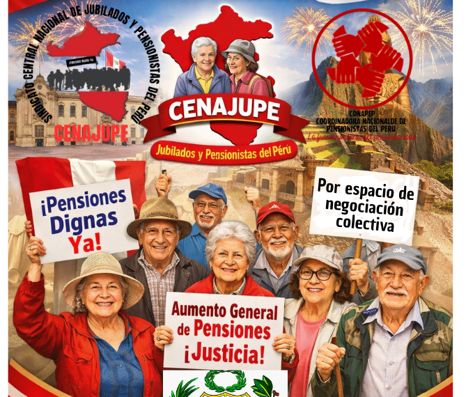 Saludos rojo y blancos a los pensionistas del ppaís
