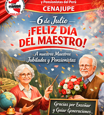 CENAPUPE saluda a todos los maestros del Perú