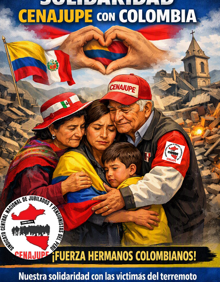Terremoto en Colombia: CENAJUPE expresa su solidaridad